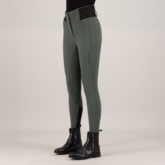 Riding breeches ESAthletic leanline FullGrip - 7118 - Dark Castor
