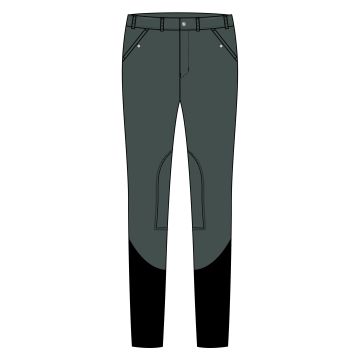 Riding breeches ES-Marcello KneeGrip -  Dark Castor