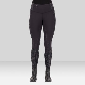 Riding tights Breez Fullgrip -  Black-Camouflage