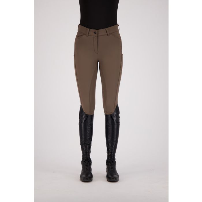 Riding breeches ESArista Fashion Diamond Winter FullGrip - 8083 - Chocolate chip