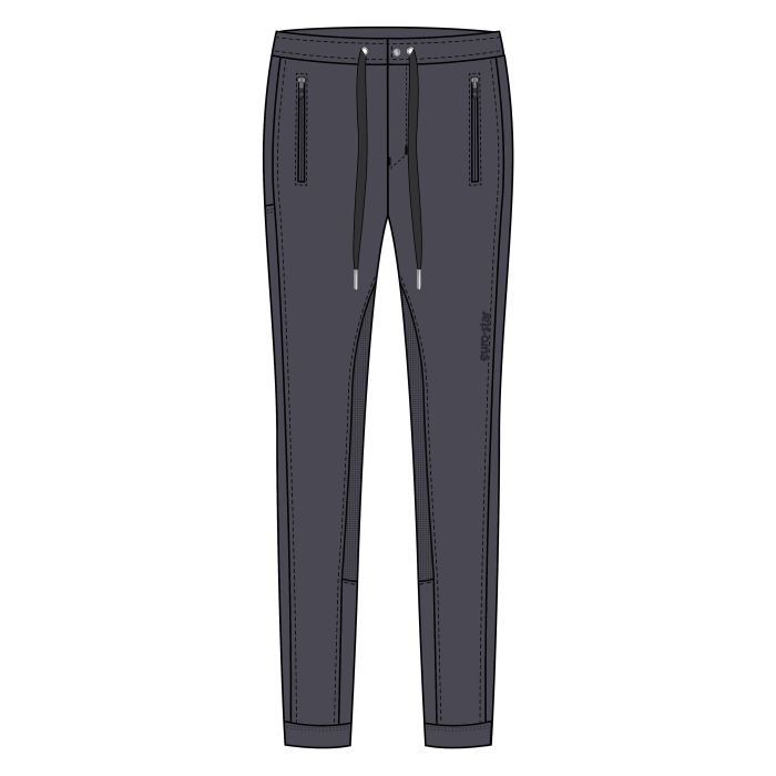 Riding breeches ESAthleisuremen KneeGrip - 7119 - Magnet Grey