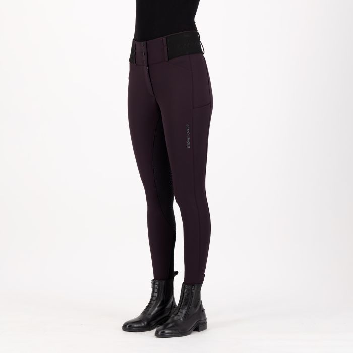 Riding breeches ESAthletic leanline FullGrip - 3194 - Black Rose