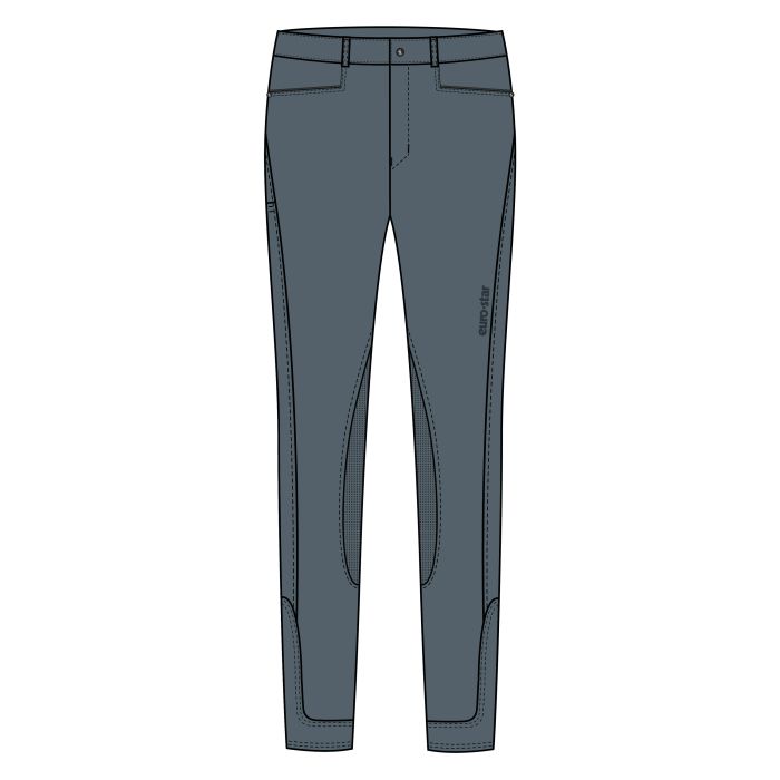 Riding breeches ESCamillo KneeGrip - 5273 - Dark Lead