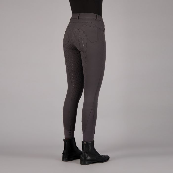 KIDS Riding breeches ERElodie Diamond FullGrip - 8008 - Earth