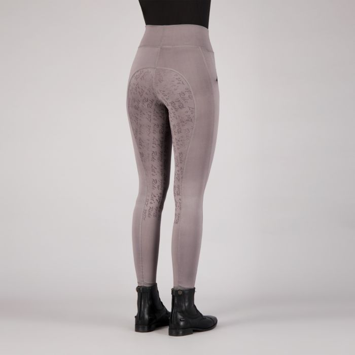 KIDS Riding tights ERDietse FullGrip - 7116 - Castor grey