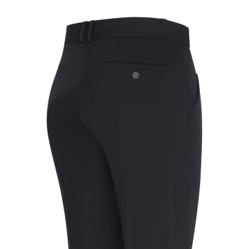 Riding breeches ES-Marcello KneeGrip -  Black
