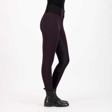 Riding breeches ES-Athletic leanline FullGrip -  Black Rose