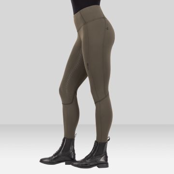 Riding tights Breez Fullgrip -  Dark olive
