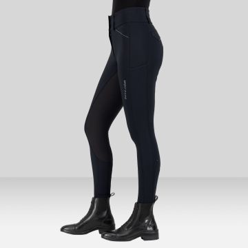 Riding breeches ES-Aurelia GripConnect Full -  Black