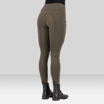 Riding tights Breez Fullgrip -  Dark olive