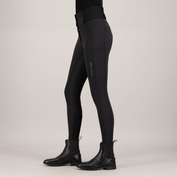 Riding breeches ES-Athletic leanline FullGrip -  Black