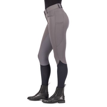 Riding breeches ES-Airflow FullGrip -  Magnet Grey