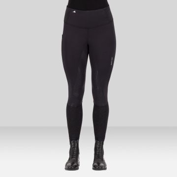 Riding tights Breez Fullgrip -  Black-Silver