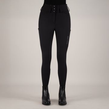 Riding breeches ES-Aurelia Diamond FullGrip -  Black