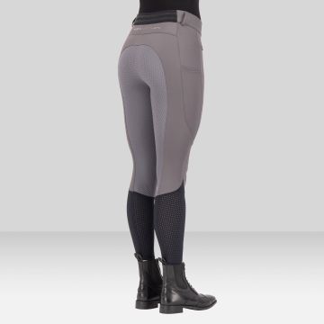 Riding breeches ES-Airflow FullGrip -  Magnet Grey