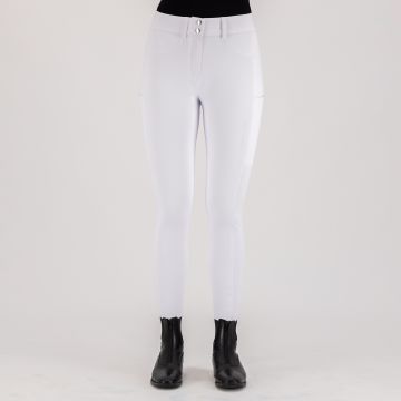 Riding breeches ES-Empressive FullGrip -  White 