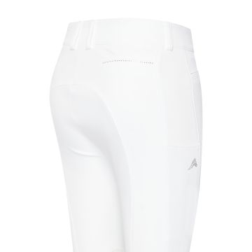 Riding breeches ES-Arielle Competition GripConnect Knee -  White 