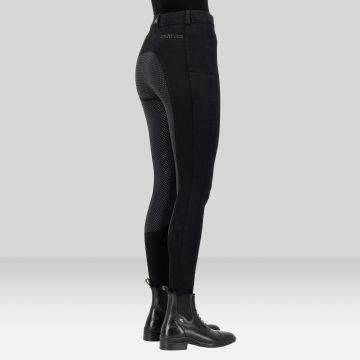 Riding breeches ES-Arista Denim FullGrip -  Black