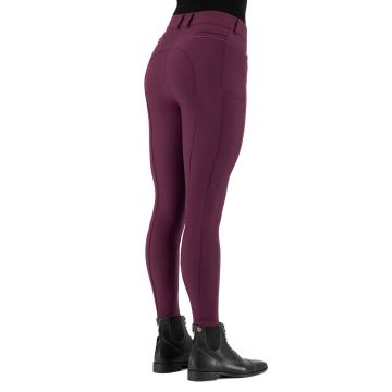 Riding breeches ES-Arielle GripConnect Full -  Red Velvet