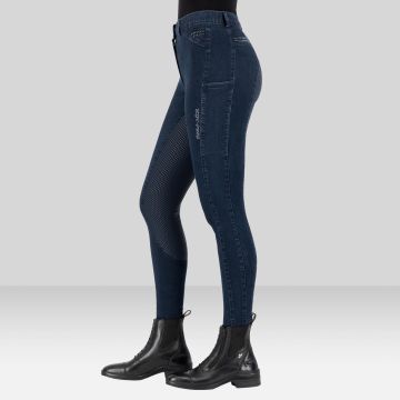 Riding breeches ES-Arista Denim FullGrip -  Navy
