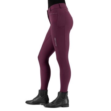 Riding breeches ES-Arielle GripConnect Full -  Red Velvet