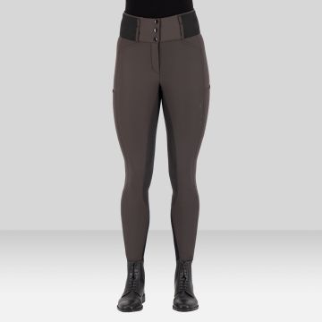 Riding breeches ES-Athletic leanline FullGrip -  Mocca 