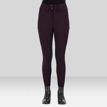 Riding breeches ES-Aurelia Diamond FullGrip -  Black Rose