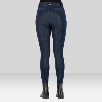 Riding breeches ES-Arista Denim FullGrip -  Navy
