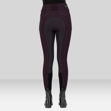 Riding breeches ES-Aurelia Diamond FullGrip -  Black Rose