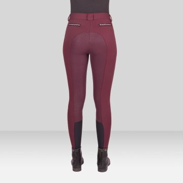 Riding breeches Arista Fashion Diamond FullGrip -  Dark berry