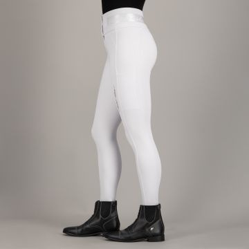 Riding breeches ES-Athletic Luxe FullGrip -  White 