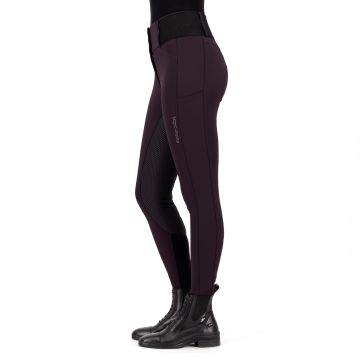 Riding breeches ES-Athletic leanline FullGrip -  Black Rose