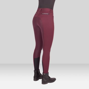 Riding breeches Arista Fashion Diamond FullGrip -  Dark berry