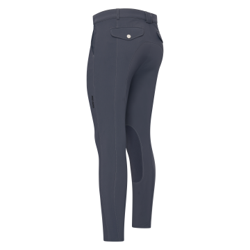 Riding breeches ES-Gabriel GripConnect Knee -  Magnet Grey