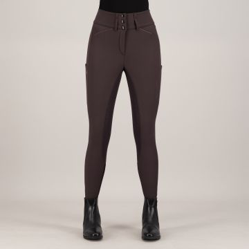 Riding breeches ES-Aurelia Diamond FullGrip -  Mocca 