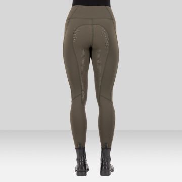 Riding tights Breez Fullgrip -  Dark olive