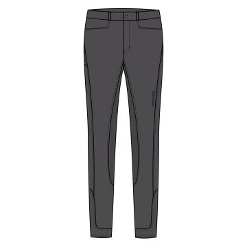 Riding breeches ESCamille FullGrip -  Magnet Grey