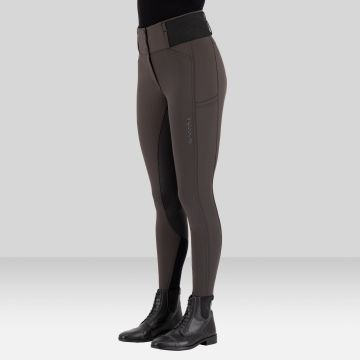 Riding breeches ES-Athletic leanline FullGrip -  Mocca 
