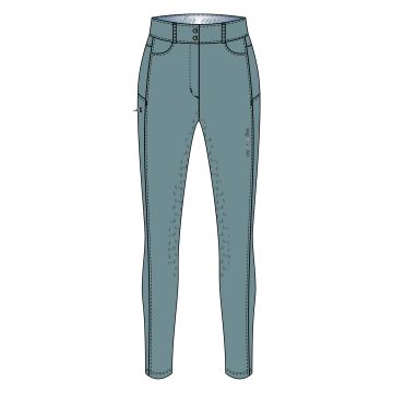 Riding breeches ES-Empressive FullGrip -  Faded Blue