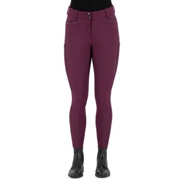 Riding breeches ES-Arielle GripConnect Full -  Red Velvet