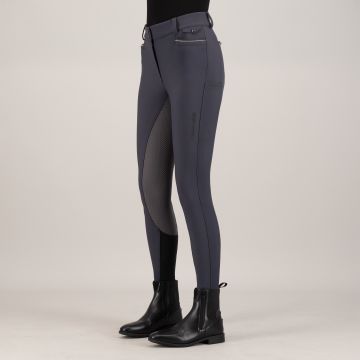 Riding breeches ES-Arielle Snow FullGrip -  Magnet Grey