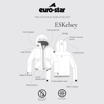 Bomber jacket ES-Kelsey -  Black