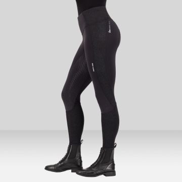 Riding tights Breez Fullgrip -  Black-Silver