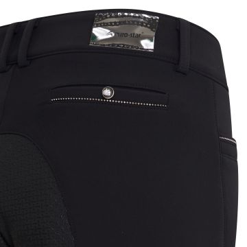 Riding breeches ES-Arielle Snow FullGrip -  Black