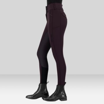 Riding breeches ES-Aurelia Diamond FullGrip -  Black Rose