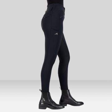 Riding breeches ES-Aurelia GripConnect Full -  Black
