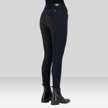 Riding breeches ES-Arielle GripConnect Full -  Black