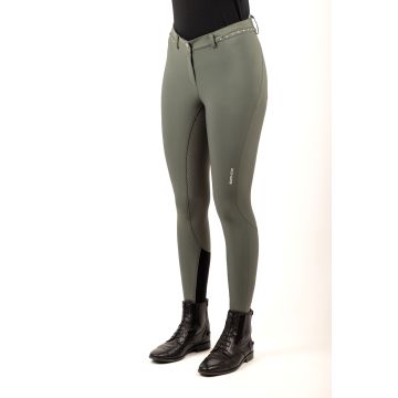 Riding breeches ES-Equitation Queen Diamond FullGrip -  Castor grey