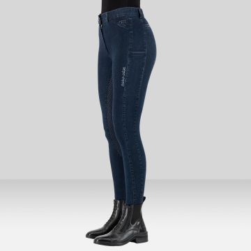 Riding breeches ES-Arista Denim FullGrip -  Navy