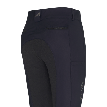 Riding breeches ES-Arista GripConnect Full -  Black